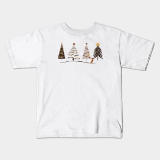 Merry Catmas under the Christmas tree Kids T-Shirt